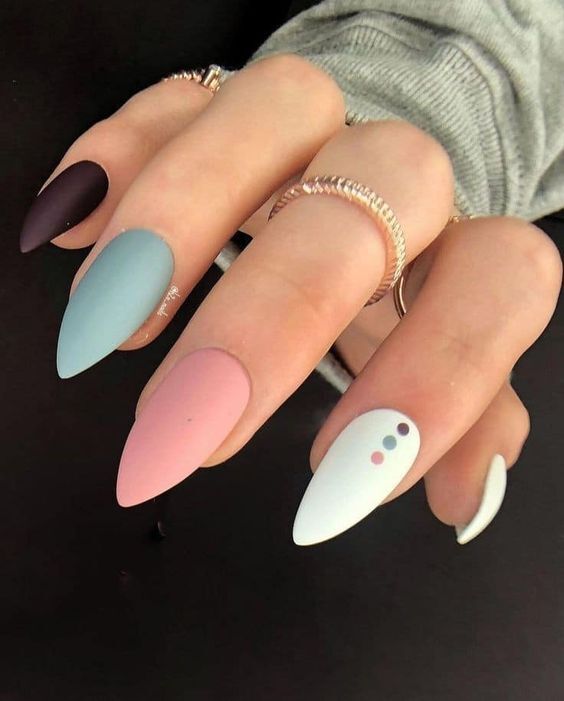 2024's Trending Multicolored Nails: Seasonal Shades & Chic Art Designs