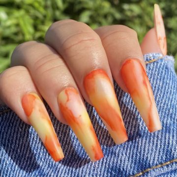 Stunning Spring Nails Coffin 2024: Trendy Designs & Shapes
