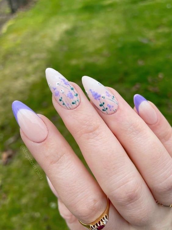 Chic Spring 2024 Nail Trends: Cute Almond & Coffin Designs