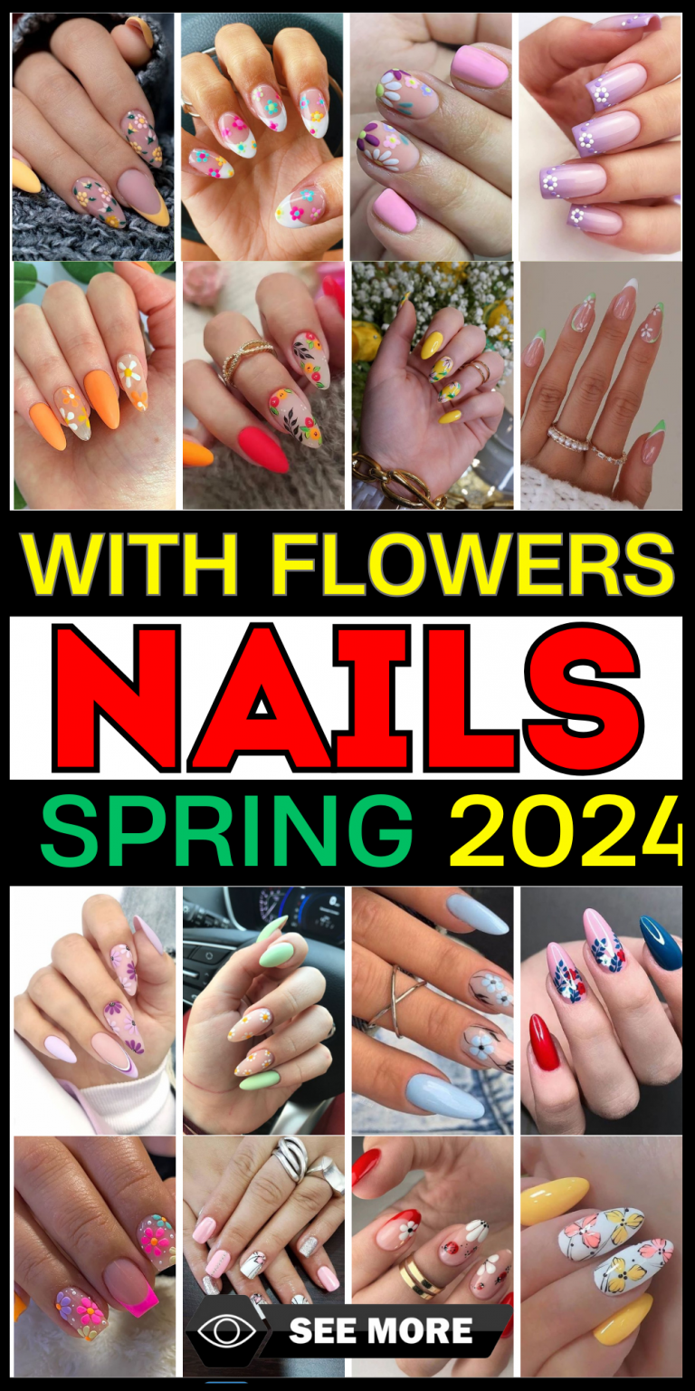2024 Spring Nail Trends: Floral Designs & Vivid Colors
