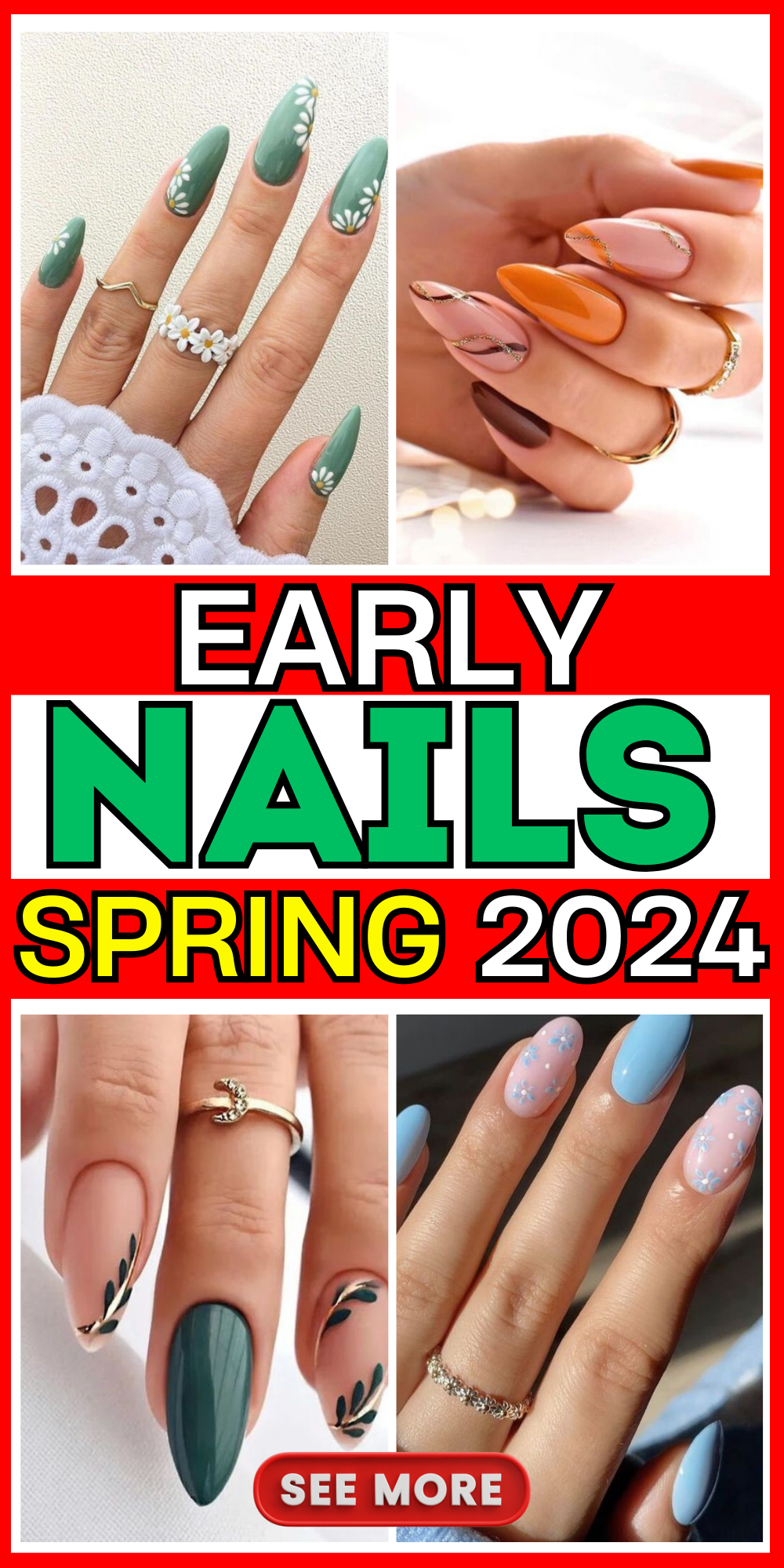 2024's Chic Early Spring Nails: Fresh Trends & Seasonal Hues