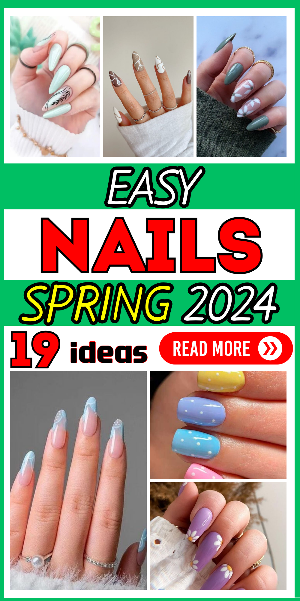 Easy Spring Nails 2024: Chic Designs & Simple Art for Trendy Manicures