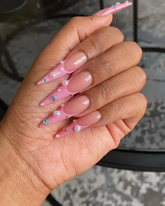Chic Pink Vacation Nail Designs for 2024 - Elegant to Bold Styles