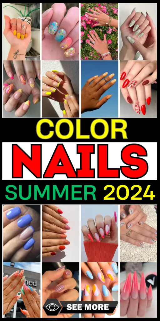 2024's Trending Summer Nail Colors Fresh Ideas for Almond, Short & Toe Nails