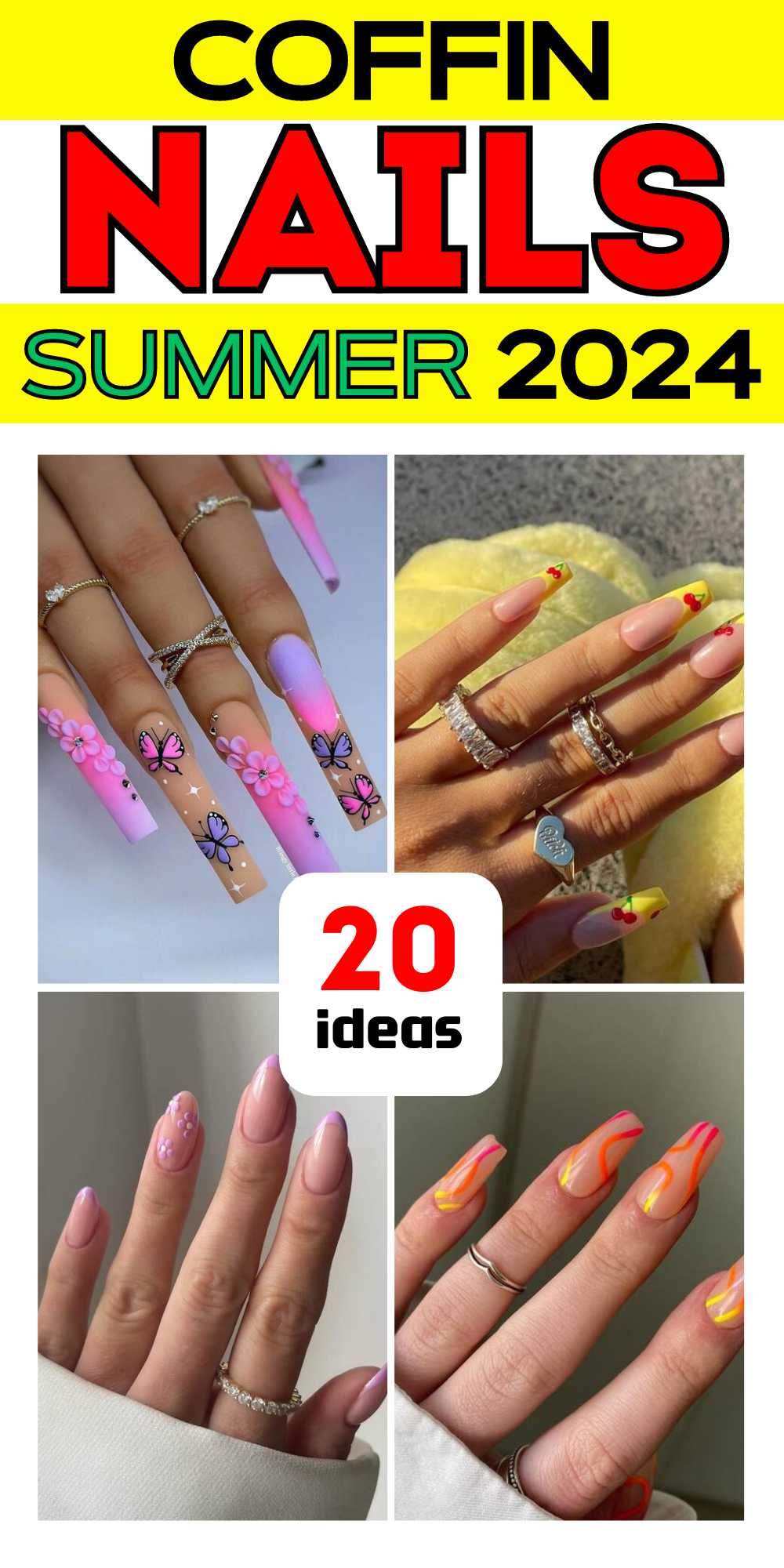 Summer 2024 Coffin Nails: Cute Acrylic Trends & DIY Tips