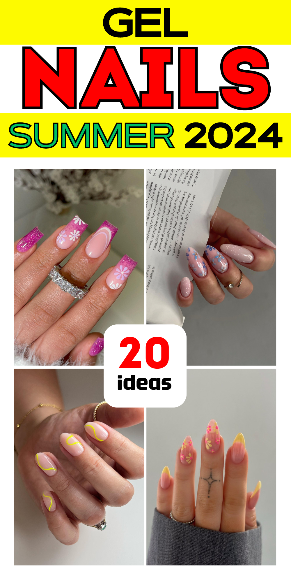 Summer Nails Gel: Fresh Designs, Pastel Blooms & Festive Tips for 2024