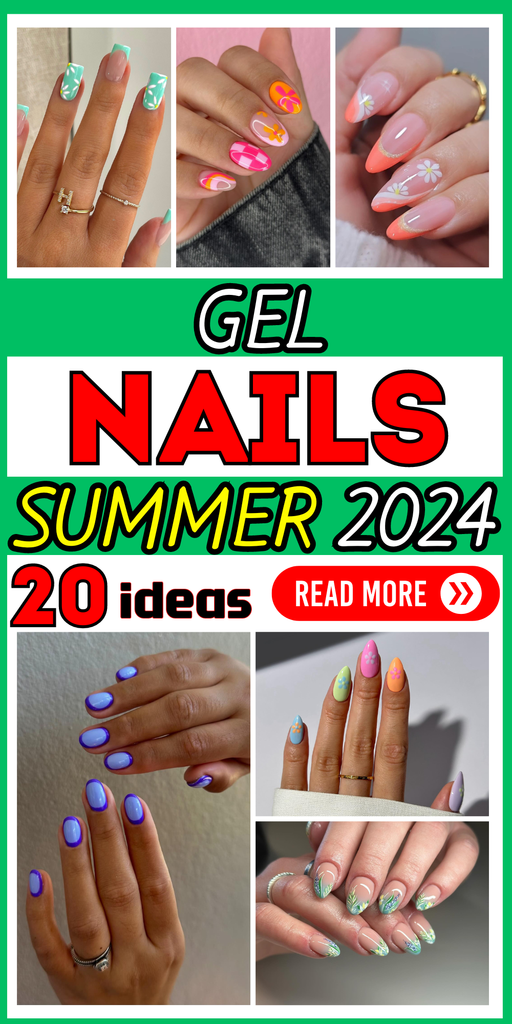 2024's Top Summer Gel Nails: Chic Short, Simple, & Fun Designs