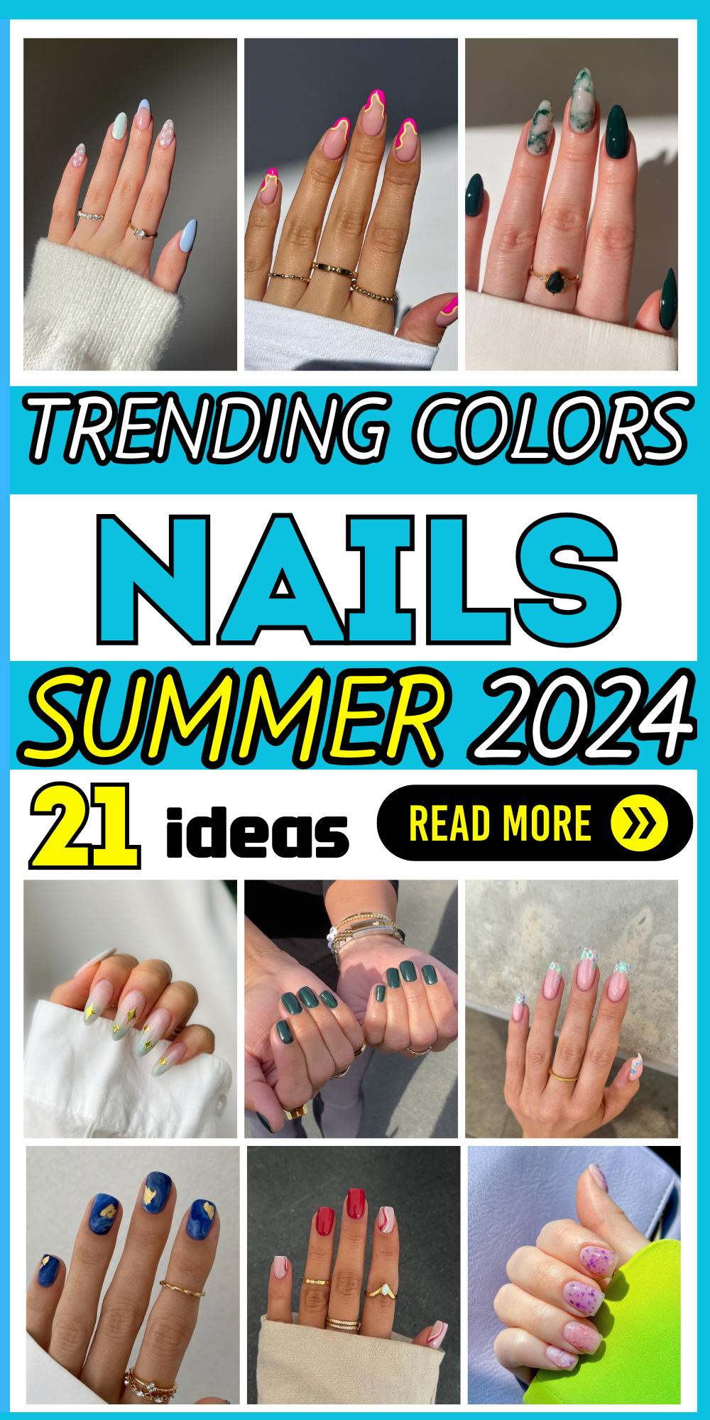 2024's Hottest Summer Nail Trends: Fresh Designs & Vivid Colors