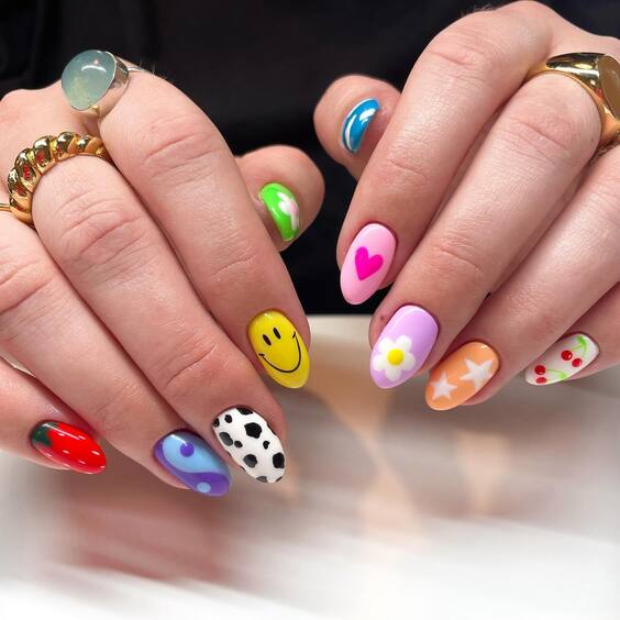 June Nails Color Trends 2024: Bright, Bold & Playful Manicure Ideas