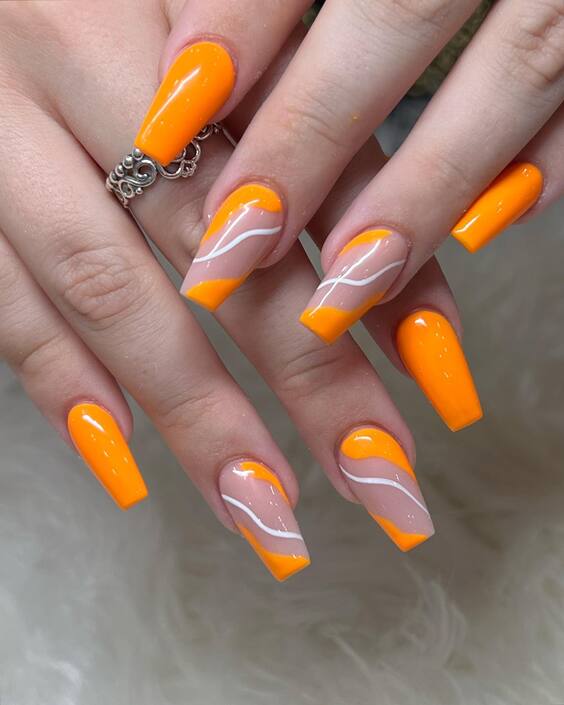 20 Vibrant Summer Orange Nail Designs: Trendy, Classy & Chic Ideas