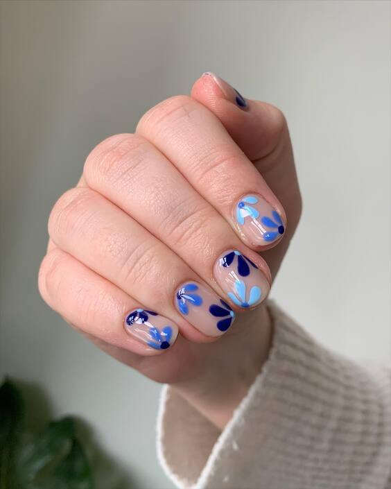 22 Chic Summer Blue Nails: Trendy Acrylic & Gel Designs for 2024