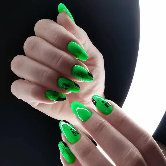 20 Summer's Neon Green Nails: Bold Art & Manicure Trends