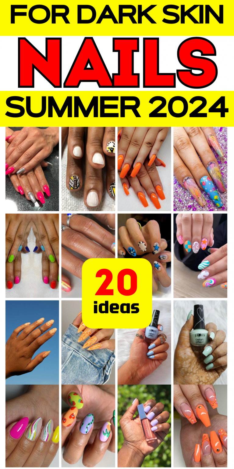 Vibrant Summer Nail Colors for Dark Skin: Neon, Pastel, and Artful Designs