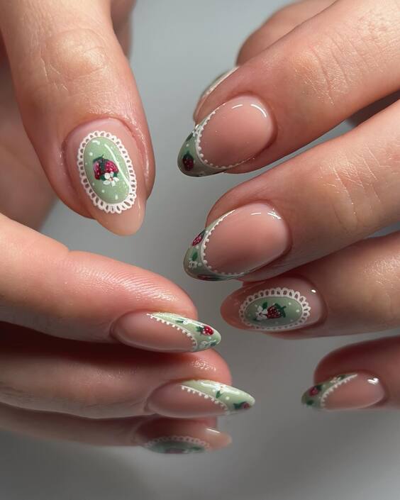 20 Summer Round Nails: Chic Designs, Neon Blooms & French Tips