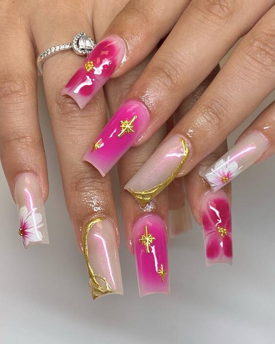 20 Ideas Summer 2024's Trendiest Long Acrylic Nail Designs – Fresh, Vibrant Ideas!