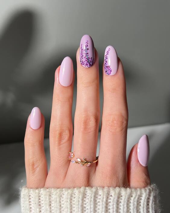 19 Enchanting Lavender Nail Designs for Spring - Chic Acrylic & Ombre Styles