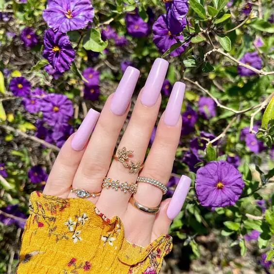 19 Enchanting Lavender Nail Designs for Spring - Chic Acrylic & Ombre Styles