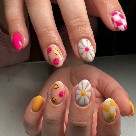 20 Discover Stunning Shorties Nails Designs for Spring - French Tips, Almond Shapes, and More