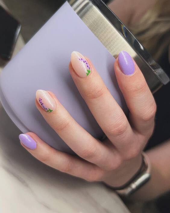 19 Enchanting Lavender Nail Designs for Spring - Chic Acrylic & Ombre Styles