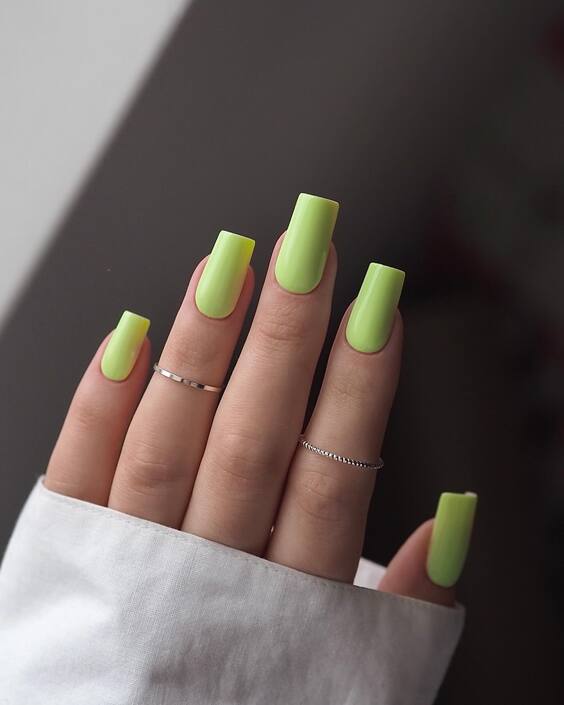 21 Summer Nails Solid Color Trends: Pink, Neon, and More for Chic Manicures