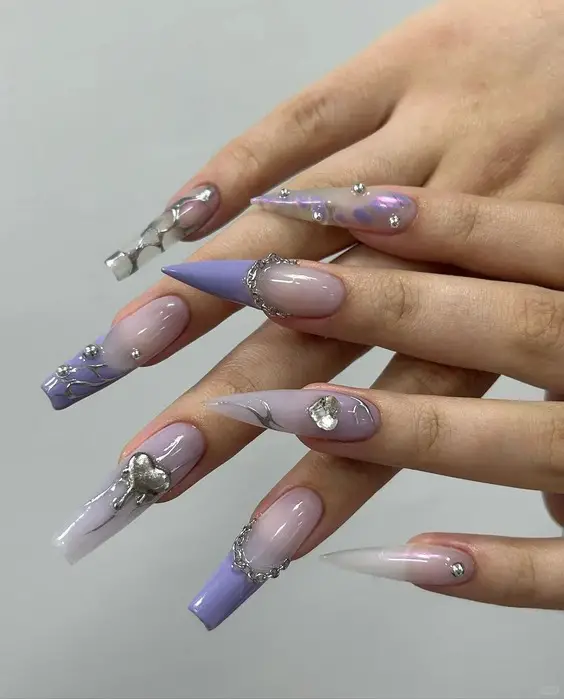 19 Enchanting Lavender Nail Designs for Spring - Chic Acrylic & Ombre Styles