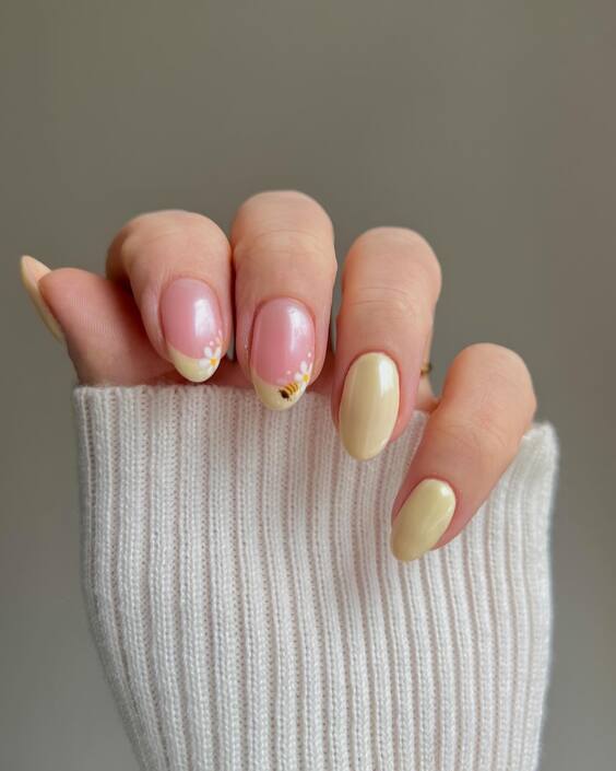 20 Summer Round Nails: Chic Designs, Neon Blooms & French Tips