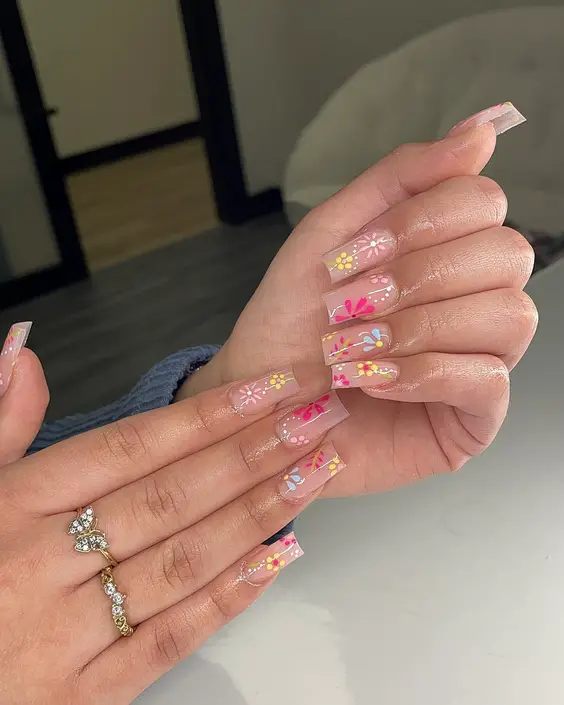 20 Ideas Summer 2024's Trendiest Long Acrylic Nail Designs – Fresh, Vibrant Ideas!