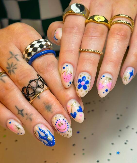 20 Discover Stunning Shorties Nails Designs for Spring - French Tips, Almond Shapes, and More