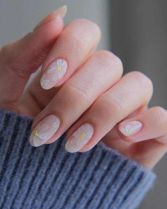 20 Discover Stunning Shorties Nails Designs for Spring - French Tips, Almond Shapes, and More