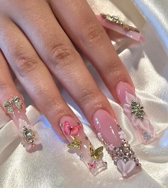 20 Ideas Summer 2024's Trendiest Long Acrylic Nail Designs – Fresh, Vibrant Ideas!