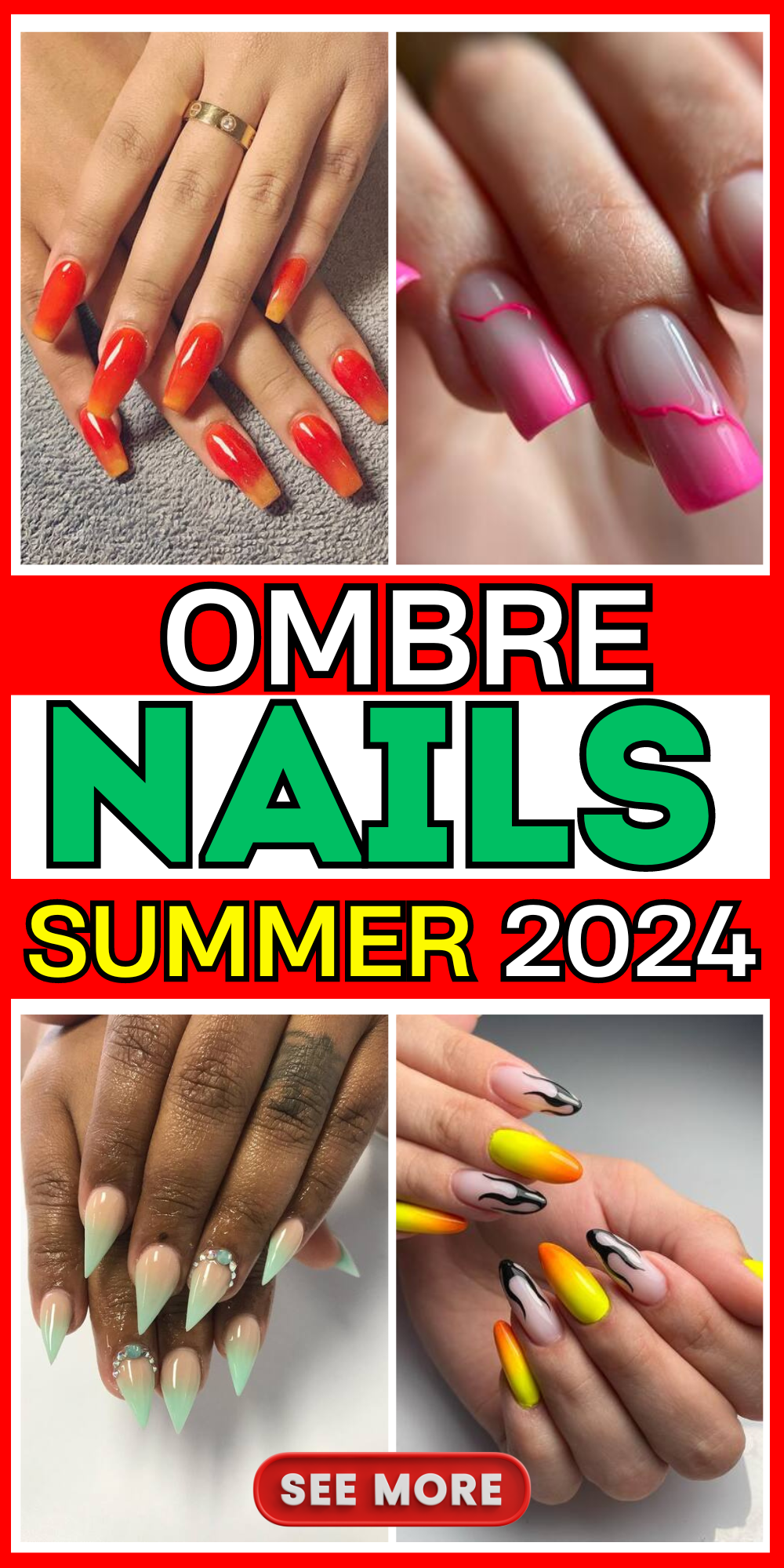 Bright & Chic Summer Ombre Nails: 2024’s Hottest Manicure Trends