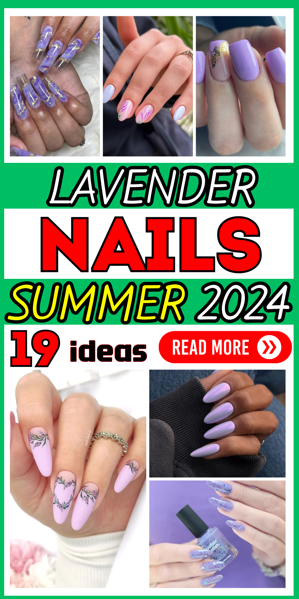 19 Enchanting Lavender Nail Designs for Spring - Chic Acrylic & Ombre Styles