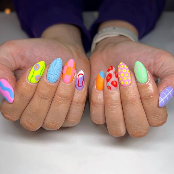 23 Summer Nails Bright Colors: Explore Neon, Pastel, and Art Designs