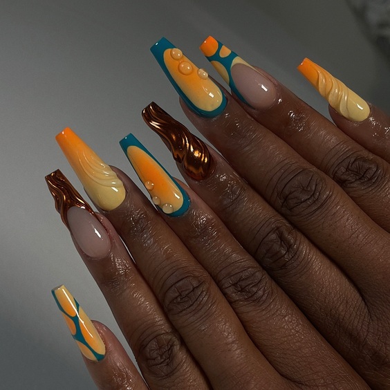 22 Stunning Summer Nail Designs for Dark Skin: Colorful and Elegant Ideas