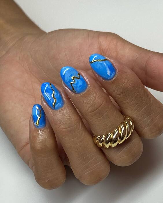 20 Summer Marble Nails: Trendy Designs for Vibrant & Elegant Manicures