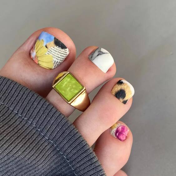 20 Stunning False Nails Toes Ideas: Explore Vibrant and Chic Designs