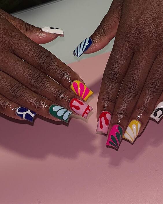 22 Stunning Summer Nail Designs for Dark Skin: Colorful and Elegant Ideas