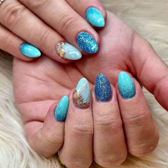 21 Stunning Summer Cruise Nail Designs 2024: Oceanic & Tropical Manicures