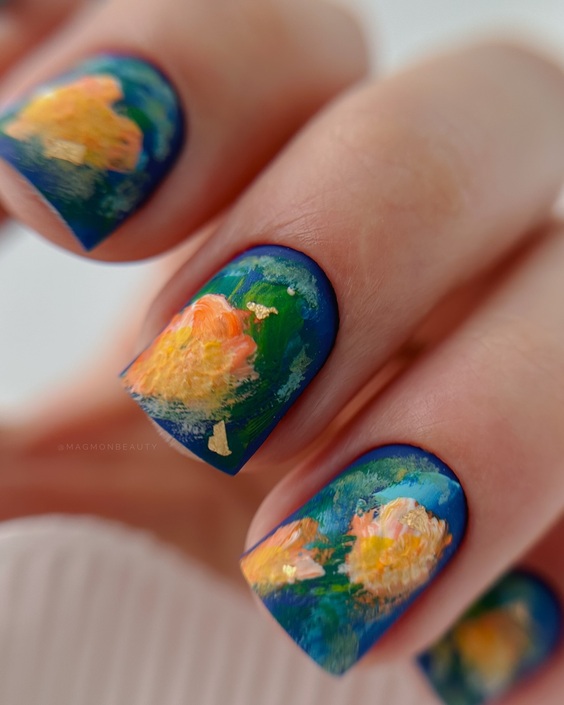 21 Summer Tropical Nail Designs: Serene Skies, Tropical Tranquility & Playful Ocean