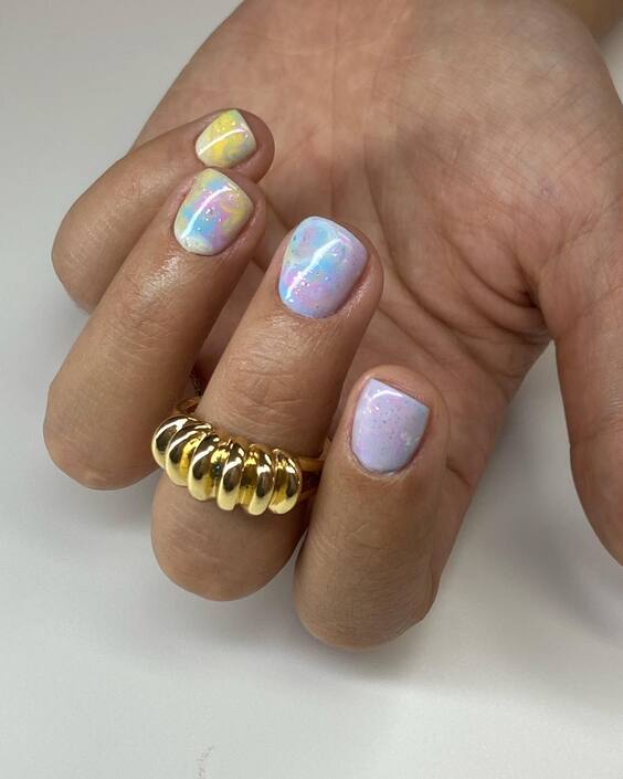 20 Summer Marble Nails: Trendy Designs for Vibrant & Elegant Manicures