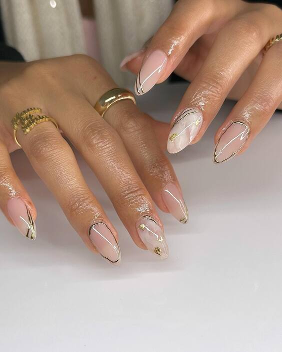 20 Summer Marble Nails: Trendy Designs for Vibrant & Elegant Manicures