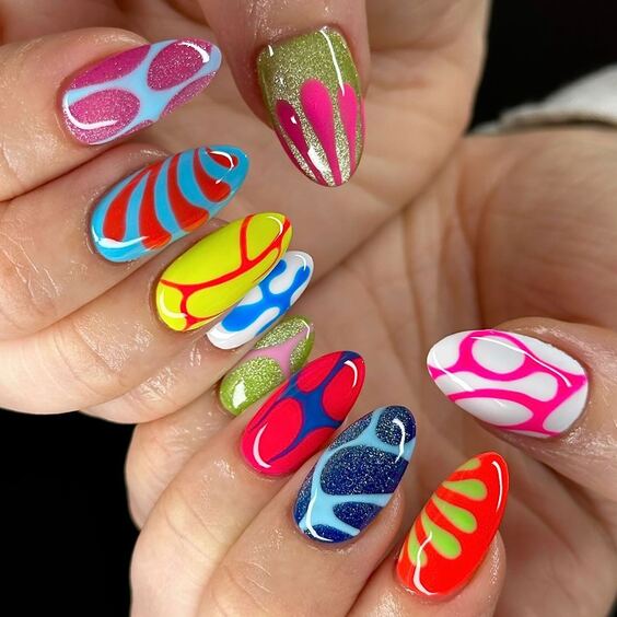 23 Summer Nails Bright Colors: Explore Neon, Pastel, and Art Designs