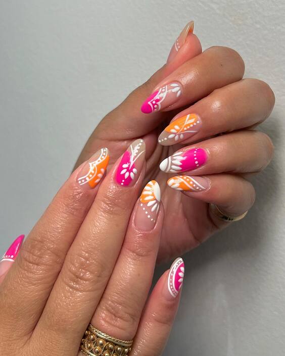 23 Vibrant Tropical Nail Designs for Stylish Summer Looks