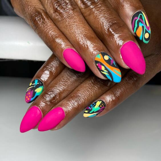 22 Stunning Summer Nail Designs for Dark Skin: Colorful and Elegant Ideas