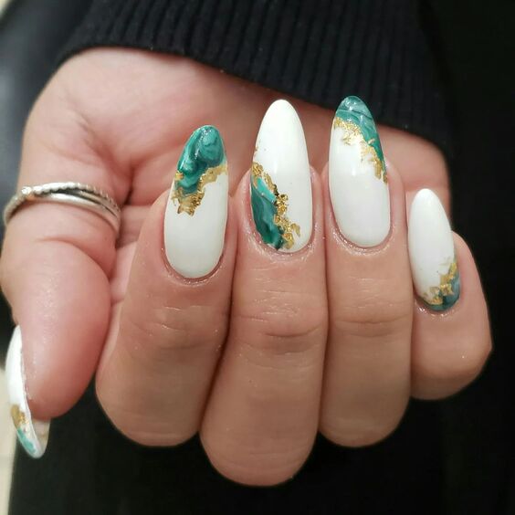 20 Summer Marble Nails: Trendy Designs for Vibrant & Elegant Manicures