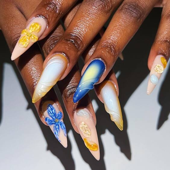 22 Stunning Summer Nail Designs for Dark Skin: Colorful and Elegant Ideas