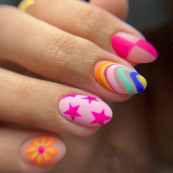 23 Summer Nails Bright Colors: Explore Neon, Pastel, and Art Designs