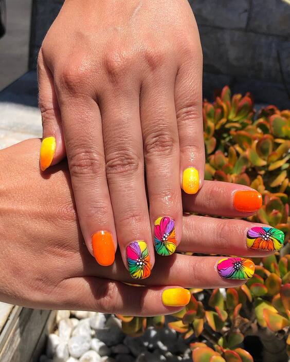 21 Bright Summer Nails 2024: Explore Vibrant Designs & Neon Trends