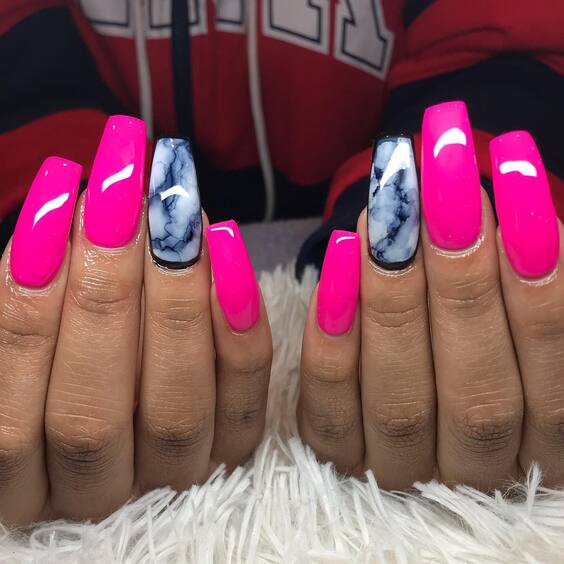 20 Summer Marble Nails: Trendy Designs for Vibrant & Elegant Manicures