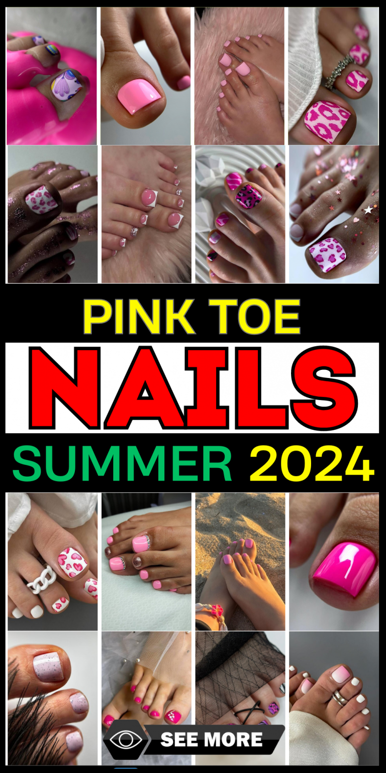 20 Stunning Pink Toe Nail Designs: From Subtle Soft Shades to Bold Neon